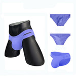 Pure Cotton Dual Waistband Sexy Sporty U-Pouch Men's Bikini