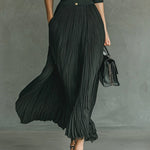 Christina | Long Pleated Dress
