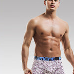 6 Pack Men's U Convex Modal Print Breathable Trunks