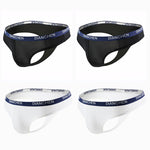 4 Pack Men's Sexy Comfortable Ice Silk Breathable Thong
