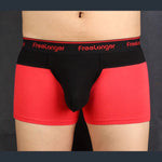 FreeLonger Men's Big Pouch Microfiber Breathable Trunks