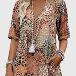 Rikkie | Elegant Floral Midi Dress