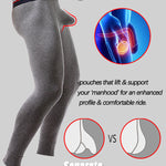 Plus Size Men's Cotton Separate Pouch Thermal Underwear