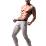 Plus Size Men's Cotton Separate Pouch Thermal Underwear