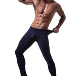 Plus Size Men's Cotton Separate Pouch Thermal Underwear