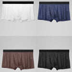 4 Pack Mesh Ice Silk Cool Fresh Men's Trunks