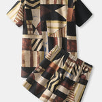 Printed Kimono Pajamas For Men