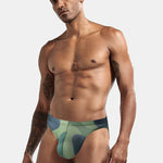 2 Pack Men's U-Pouch Camouflage Trendy Briefs