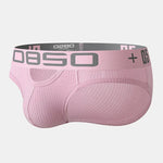 2 Pack Men's Hips Lifting Cotton Low-rise Briefs