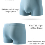 4 Pack Men's Ice Silk Seamless Trunks Underwear