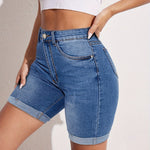 RAPHAELLE™ - Stretch-Fit Bermuda Jean Short