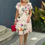 Denver | Pleated Ruffled Floral Dress