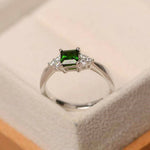 Verde Emerald Solitaire Ring