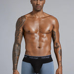 FreeLonger Men's Big Pouch Microfiber Breathable Trunks