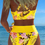 Jolina - Floral Wrap Bikini Set