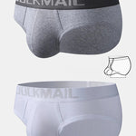 2 Pack Men's Sexy Cotton Support Contour Pouch Briefs