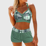Janelle - Ribbed High-Waisted Bikini