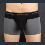 FreeLonger Men's Big Pouch Microfiber Breathable Trunks