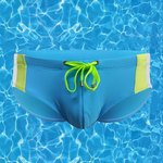 Men's Removable Pad Swim Brief with Drawstring