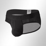 2 Pack Men's Low Rise Mesh Large Pouch U-convex Breathable Comfortable Briefs