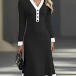 Dana | Stylish Long-Sleeve Dress