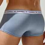 2 Pack Men's Sexy Comfortable Breathable Solid Color Trunks