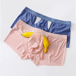 3 Pack Split-Support Men's Trunks- Breathable & Bulge-Enhancing
