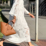 Nanna™ | Blonde Maxi Dress
