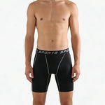 3 Pack Men's Side Pockets & High-Elasticity Compression Activewear Tights