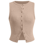KYLIE™ – Classic Ribbed Casual Crop Top