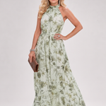 Lily | Floral Flowing Midi Dress