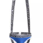 Men's Sexy Mesh U-convex Large Pouch Breathable Vest One-piece Suspender T-back