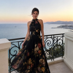 Grace | Floral Halter Midi Dress