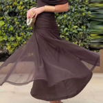 Iryna | Elegant Maxi Dress with V-Neck