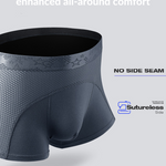 3 Pack Men's Ice Silk Sports Breathable Boxer Briefs