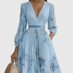 Fern | Elegant Pleated Maxi Dress