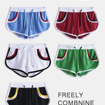 2 Pack Drawstring Leisure Men's Loose Boxer Shorts