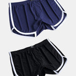 2 Pack Loose Home Underwear Breathable Mesh Shorts