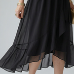 Alanna | Light Drape Midi Dress