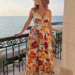 Maribelle | Sleeveless Empire Waist Midi Dress