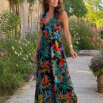 Zake | Sleeveless Empire Waist Midi Dress
