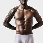 2 Pack Breathable Grid Ice Silk Men's Underwear