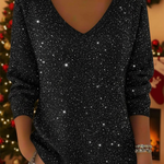 Grace | Festive Jumper with V-Neck