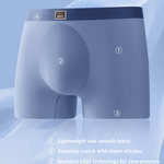 4 Pack Men's Seamless Antibacterial Boxers Briefs