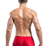 Men's Breathable Boxer Drawstring Swimming Trunks