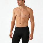 Men's Airy Mesh Silicone Gel Pad Full Coverage Activewear Tights