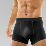4 Pack Men's Silky Thin Seamless Trunks