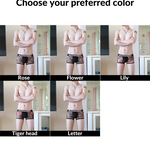 2 Pack Breathable Print Trendy Open-Back Trunks