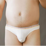 3 Pack Men's Ice Silk Middle-Rise Summer Thongs