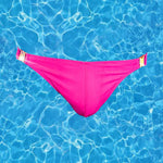Men's Quick-Dry Odor-Control Solid Color Side Snap Swim Briefs